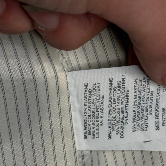 J.Crew Regent Blazer Camel Brown Wool Blend Single Button Jacket Size 0 - Picture 8 of 8